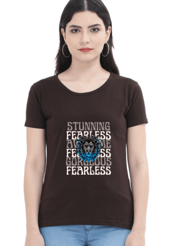 Fearless Awesome Women's Classic Crew T-Shirt – Premium Comfort & Style