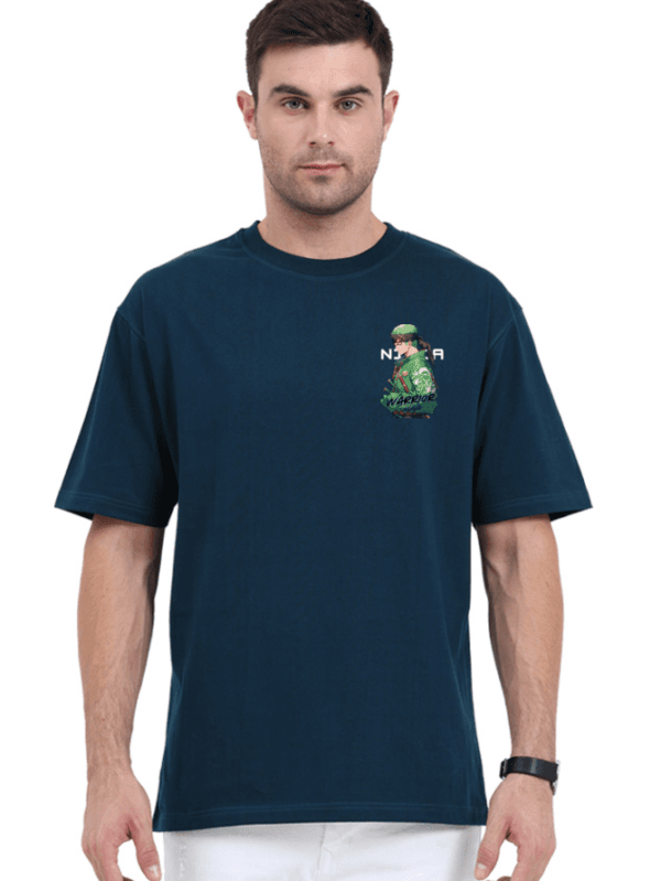 Warrior Ninja Swordsman Oversized Classic T-Shirt